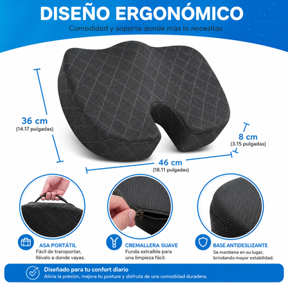 Cojín Ortopédico Ergonómico Memory Foam