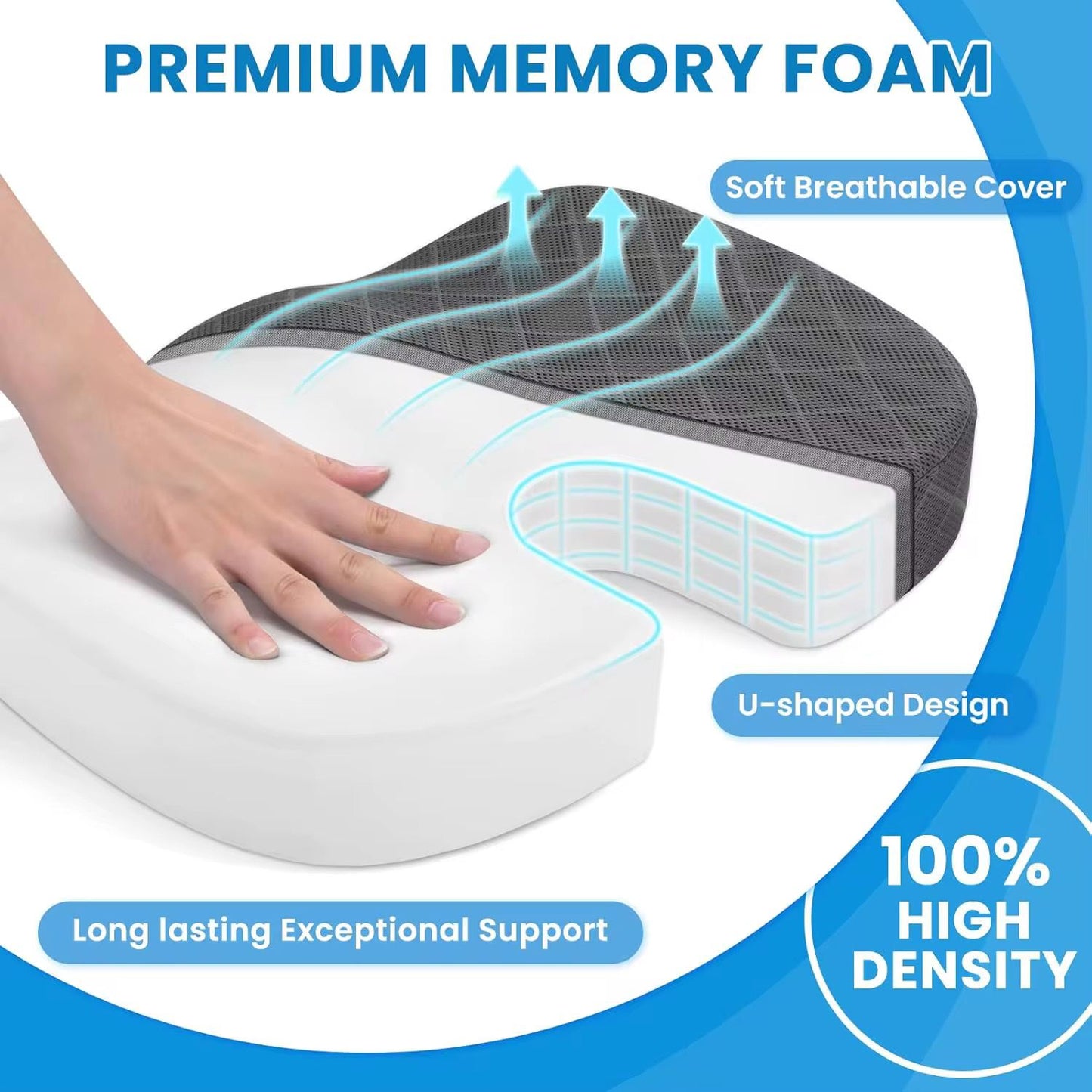 Cojín Ortopédico Ergonómico Memory Foam