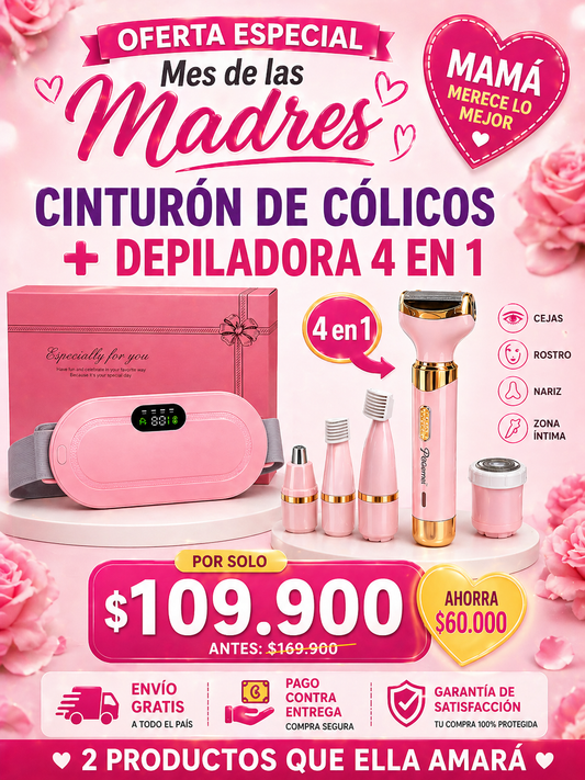 Cinturon de colicos + Depiladora 4 en 1