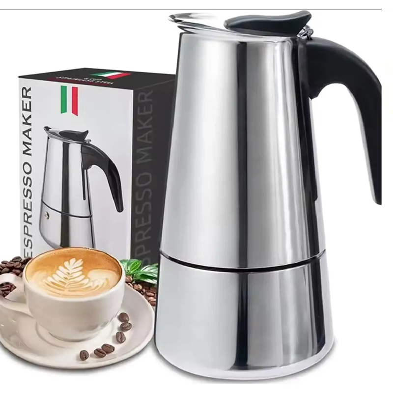 Cafetera Express En Acero Inoxidable 9tz