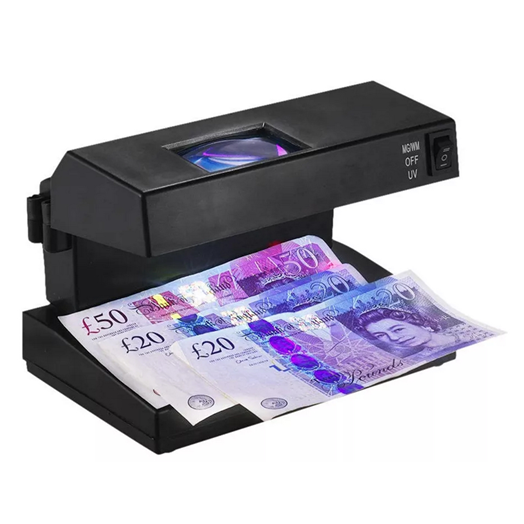 Probador Detector Billetes Falsos Luz Uv
