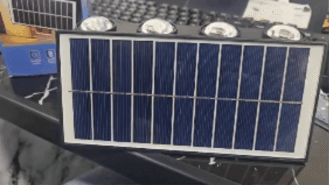 ☀️ Lámpara Solar Inteligente para Exteriores 8 leds