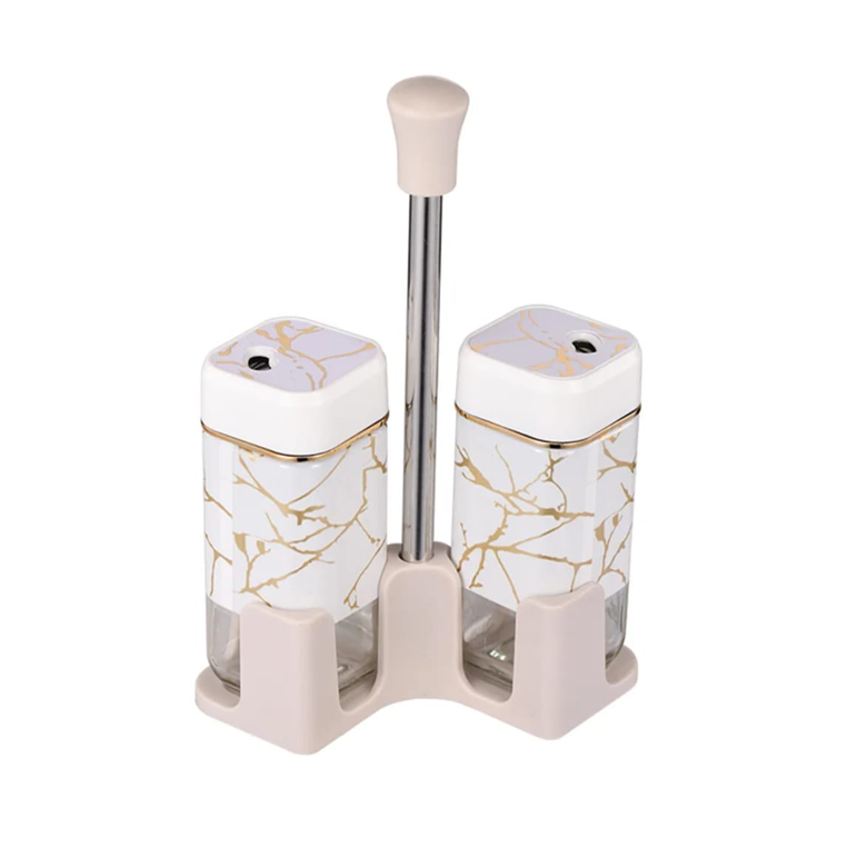 Set Especiero Doble con Base