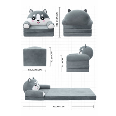 Sofá Cama Plegable para Niños – Diseño LOBO