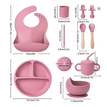 Utensilios en silicona para bebes